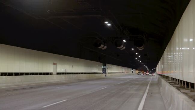 Video: First look inside new Rozelle Interchange Tunnel | Daily Telegraph