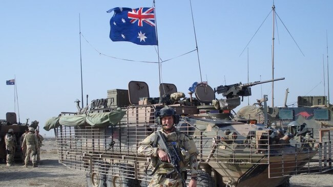 Former corporal in the Australian Army, Shaun Spain.