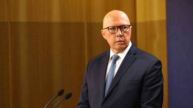 Opposition leader Peter Dutton. Picture: NewsWire / Damian Shaw