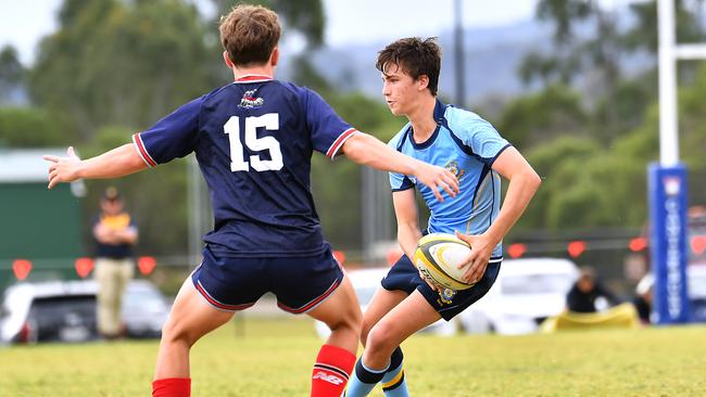 TAS First XV rugby between Canterbury College and St Columban's Saturday June 3, 2023. Picture, John Gass