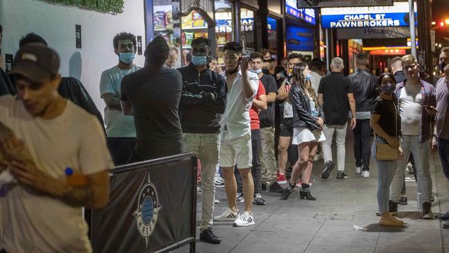 A trial program will be launched to help clubbers get home safely from Chapel St nightclubs in summer. File picture: David Geraghty