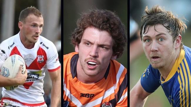 Players from the Woy Woy Roosters, The Entrance Tigers and Toukley Hawks during the 2023 Central Coast Rugby League season. Picture: Jodie Ward/Sue Graham