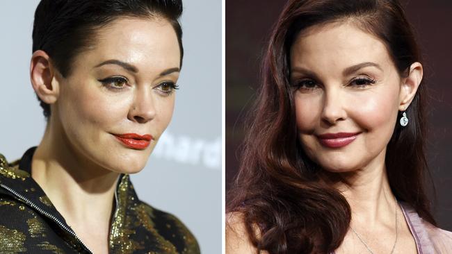 Rose McGowan, left, and Ashley Judd. Producer Harvey Weinstein is taking a leave of absence from his company after The New York Times released a report alleging decades of sexual harassment against women.