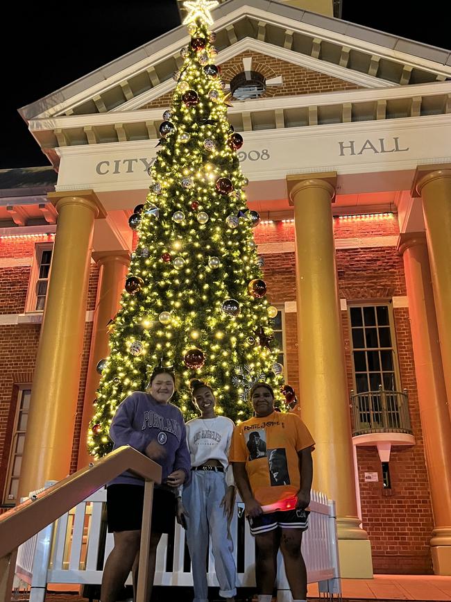 The city turned out to celebrate its annual Christmas carols event.