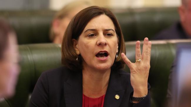 Deb Frecklington at QueenslandParliament. Pic Annette Dew.