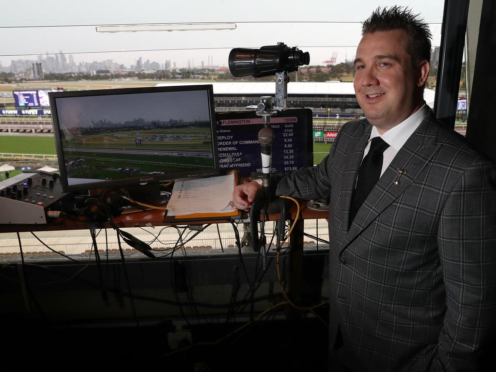 Matt Hill has made a seamless transition to calling AFL on Fox Footy. Picture: Michael Klein
