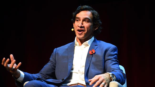 Johnathan Thurston has had some interesting experiences on his speaking tour, including a grandmother copping a feel of the Cowboys legend’s butt.