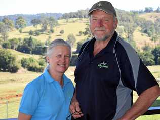 UNIQUE: Jenny and Glenn Carlson say their resort plans have come together perfectly with their small scale holiday centre where luxury meets peace and quiet. Picture: Arthur Gorrie