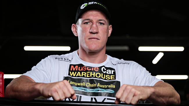 Paul Gallen has a list of fighters he wants to take on in the ring. Picture: Adam Yip