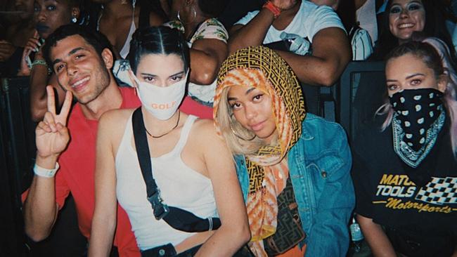 Back for more! Fai Khadra, Kendall Jenner, Jordyn Woods, Anastasia Karanikolaou partied at weekend two of Coachella. Picture: @jordynwoods/Instagram