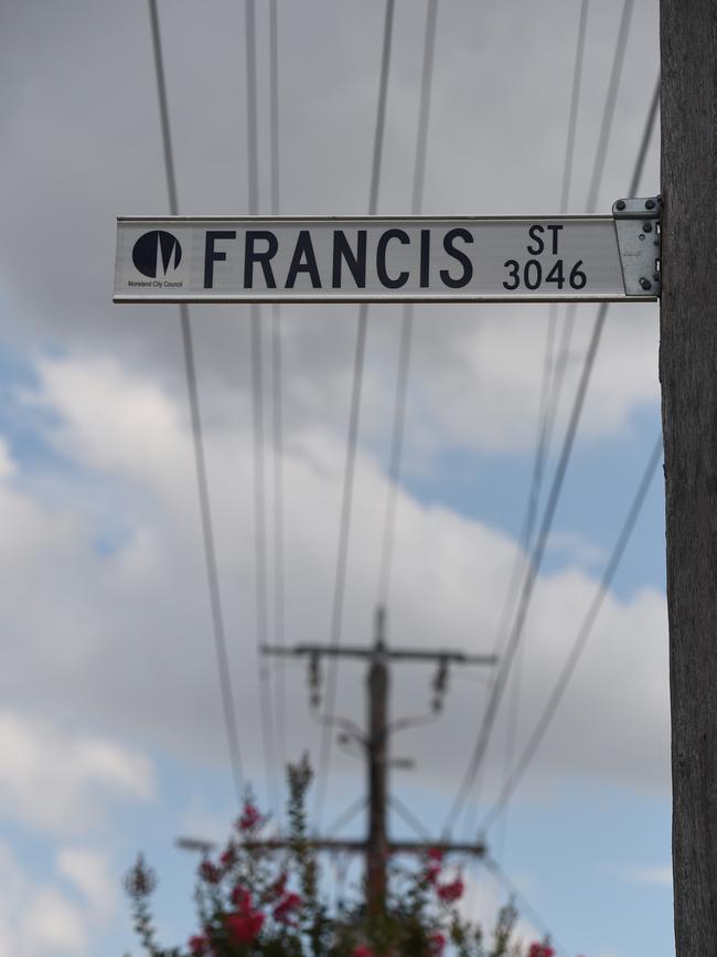 Spot the difference: Francis St in Hadfield... Picture: Andrew Batsch