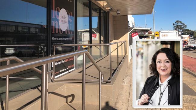 Many see Brookvale as a thoroughfare to Dee Why. Inset, radio host Wendy Harmer.