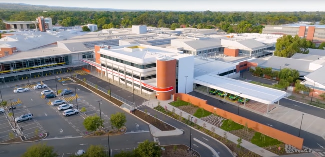 An artist’s impression of the Lyell McEwin Hospital at Elizabeth Vale.