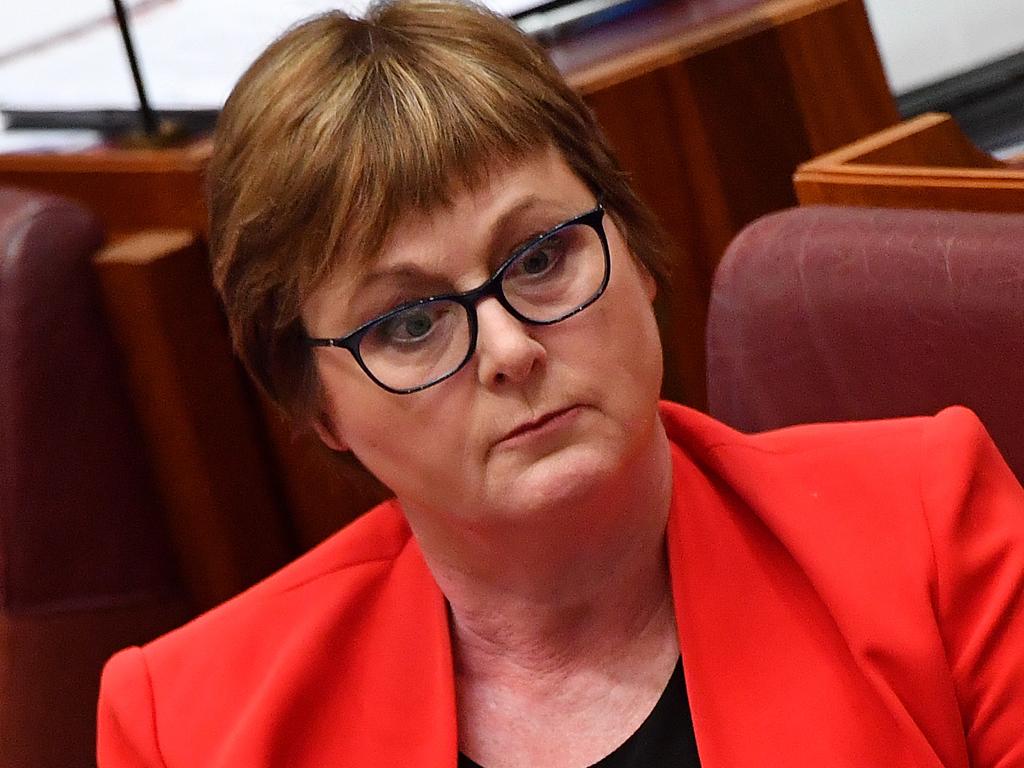 Defence Minister Linda Reynolds could face a lawsuit after her ‘lying cow’ comment about Brittany Higgins. Picture: Sam Mooy/Getty Images