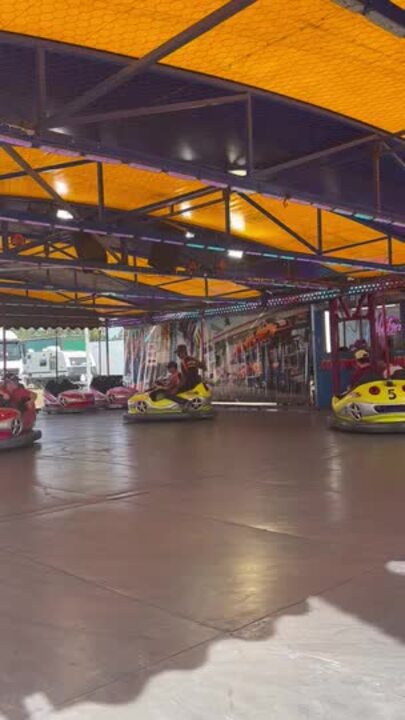 Dodgem cars at the Fraser Coast Show.