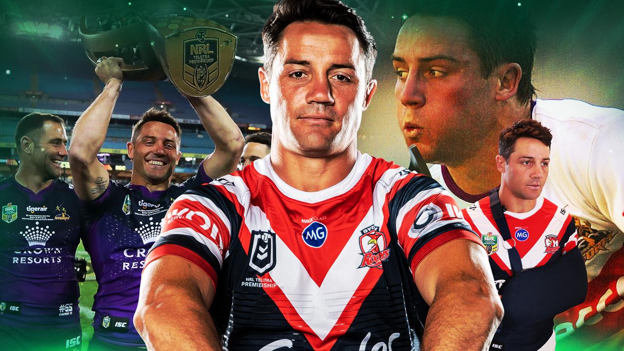 Cooper Cronk plays his 350th NRL game against the Rabbitohs on Friday night.