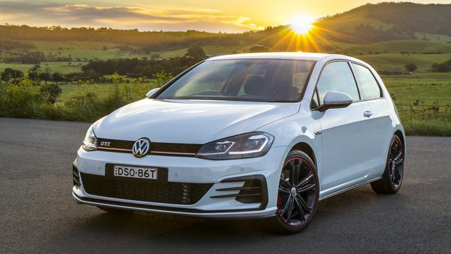 The VW Golf GTI Original Edition is available in any colour you want, as long as it’s white or red. Picture: Supplied.