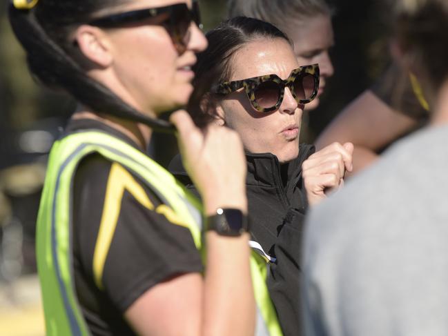 Courtney Cuolahan has changed her Tiger stripes, moving from Torquay to Colac. Picture: Alan Barber