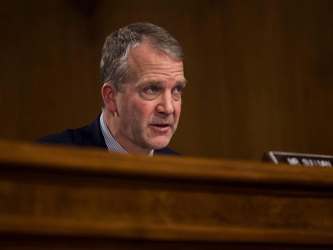 Senator Dan Sullivan during a hearing to Senate Veterans' Affairs. Picture: AFP