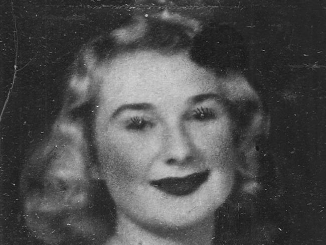 Elizabeth Maureen Williams, pictured in 1949.