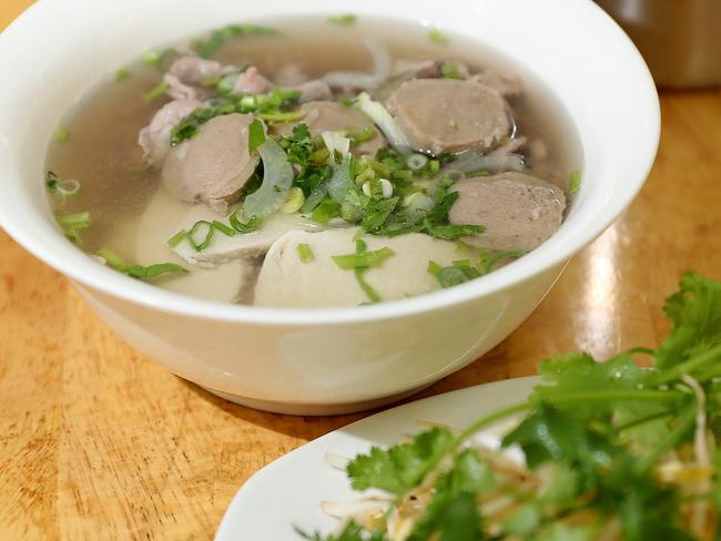 The Special Noodle Soup from Vietnamese Pho in Salamanca. Picture: SAM ROSEWARNE