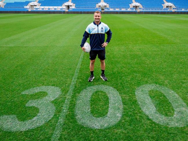 Kieran Foran at CBUS Super ahead of his 300th game. Picture: Gold Coast Titans.