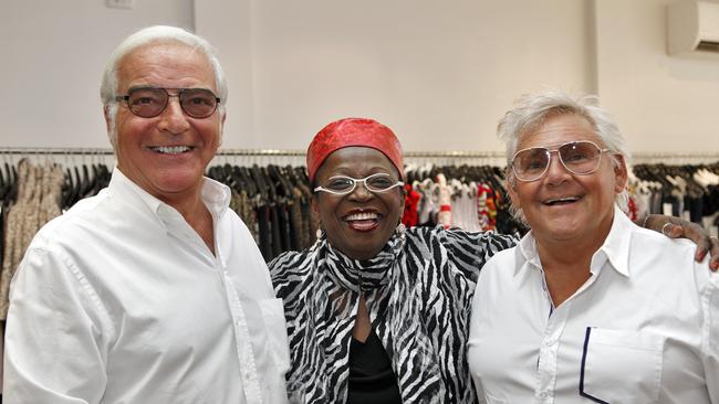 George and Harry with celebrity chef Dorinda Hafner.
