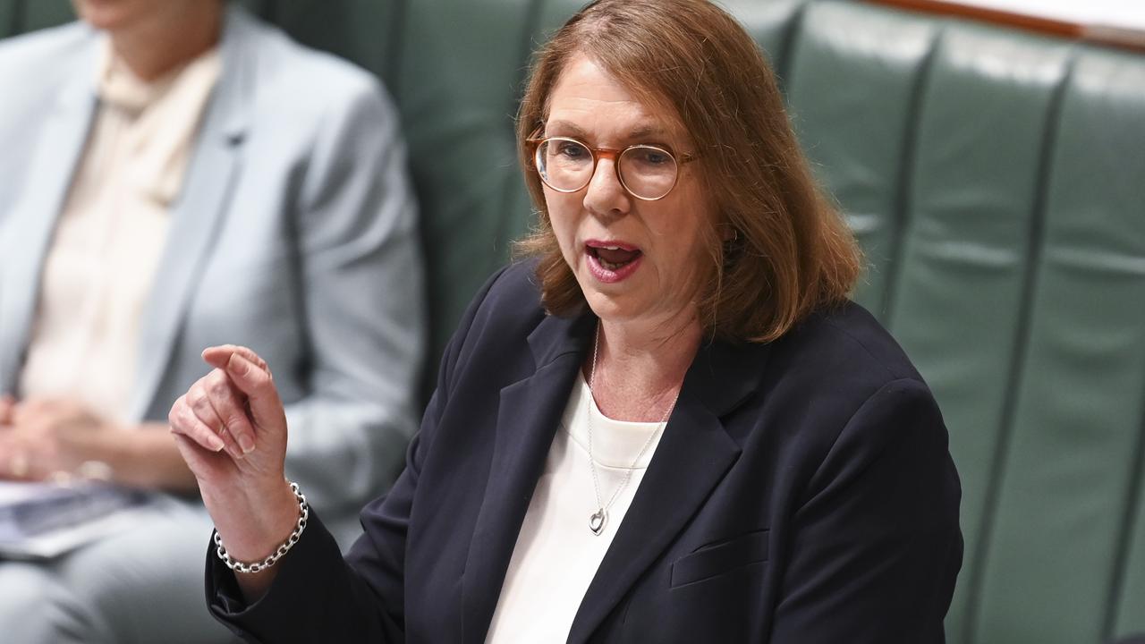 Infrastructure, Transport, Regional Development and Local Government Minister, Catherine King, has defended the new targets. Picture: NCA NewsWire / Martin Ollman