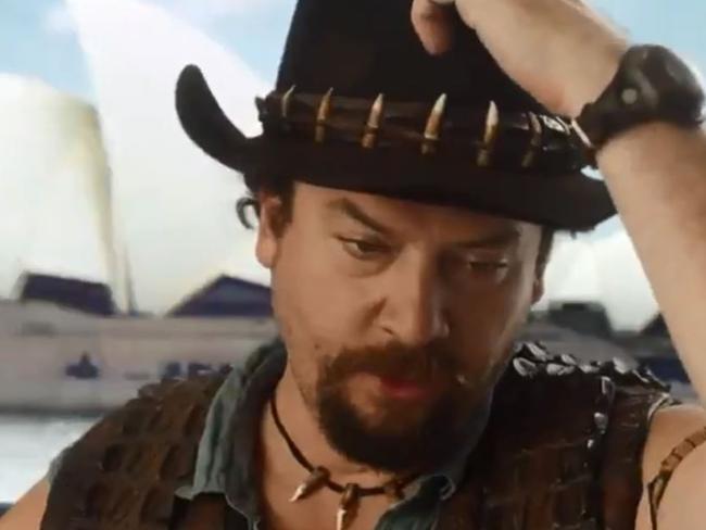 The new Australian Tourism Dundee ad, featuring Chris Hemsworth and Paul Hogan, which was aired for the first time during halftime of the Super Bowl 2018.