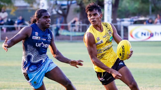 The Nightcliff Tigers will take on the Darwin Buffaloes in Round 11 of the 2023-24 NTFL season. Picture: Celina Whan / AFLNT Media