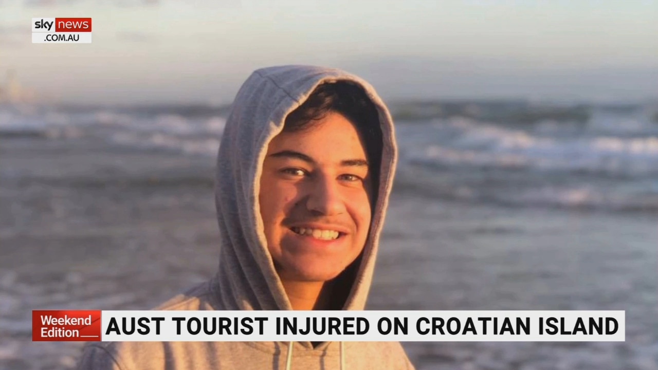 Australian holidaymaker in intensive care after falling from a fence in Croatia