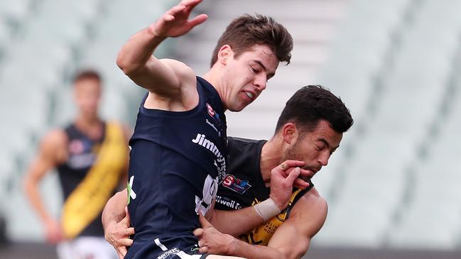 Reece Milsom has retired from South Adelaide and will play alongside Sam Jacobs at Flagstaff Hill. Picture: Sarah Reed