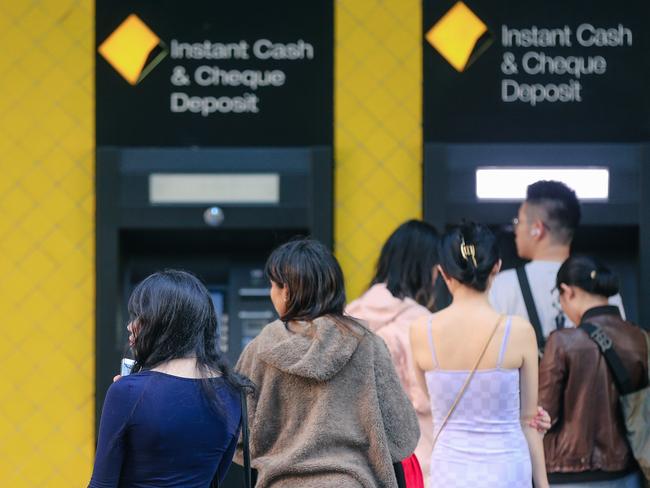 BRISBANE, AUSTRALIA NewsWire Photos JUNE 26 2023 A generic photo of the Commonwealth Bank branch in Brisbane.Picture: Glenn Campbell