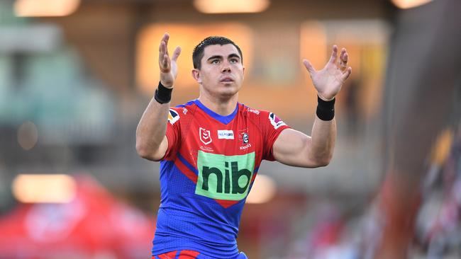 Jake Clifford will miss the Knights Round 9 clash as he deals with personal issues off the field. Picture: NRL Photos.