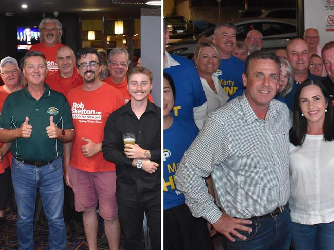 Need a beer: LNP, Labor in nervous wait in pubs across from each other