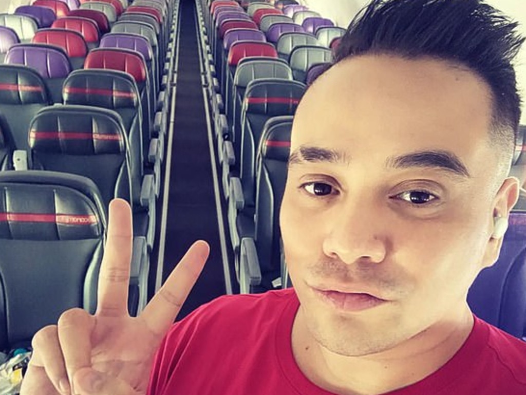 Mr Allen was the only passenger on the flight. Picture: Tiktok/@robbieallen