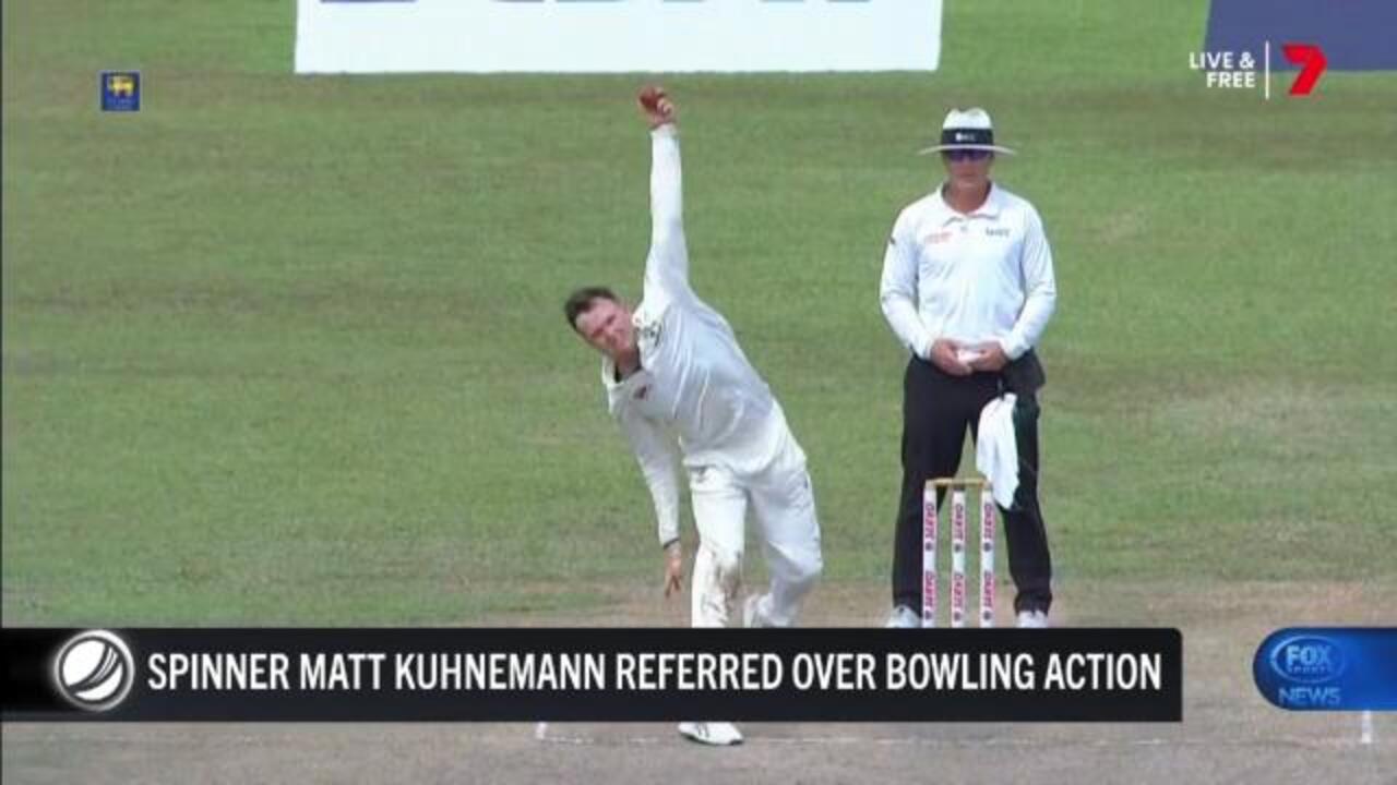 Kuhnemann reported for bowling action