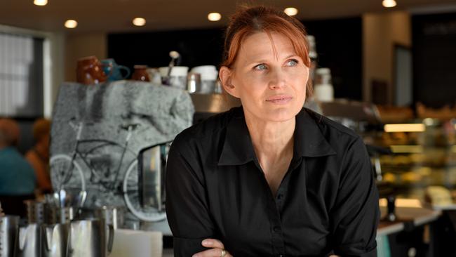 Bici cafe owner Toni Leverink said she was threatened and verbally abused outside her cafe, which was becoming a regular occurrence. Photo Naomi Jellicoe