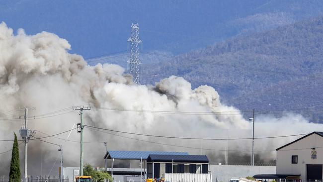 Fire incident at Crooked Billet Drive, Bridgewater. Picture: Chris Kidd