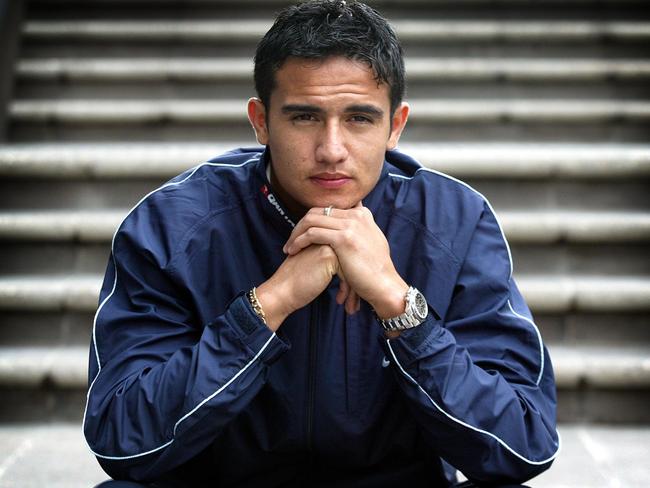 Socceroo Tim Cahill in 2004. 