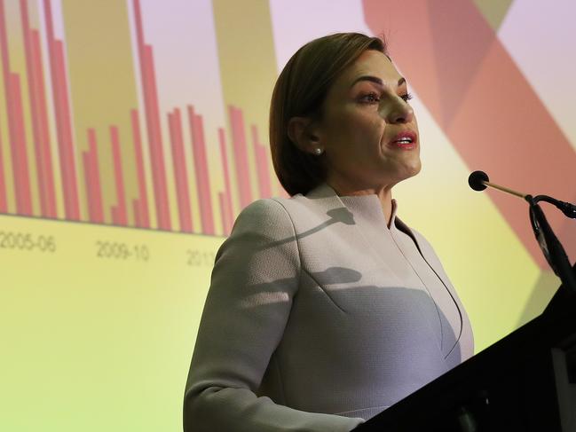 Treasurer Jackie Trad is betting big on Queensland’s new waste levy with the new rubbish tax set to generate $1.3 billion over four years. Picture: Liam Kidston