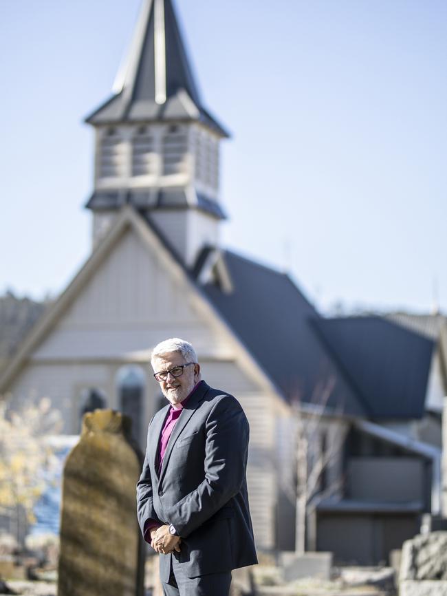 Bishop Richard Condie is shown at Kingston. Picture Eddie Safarik