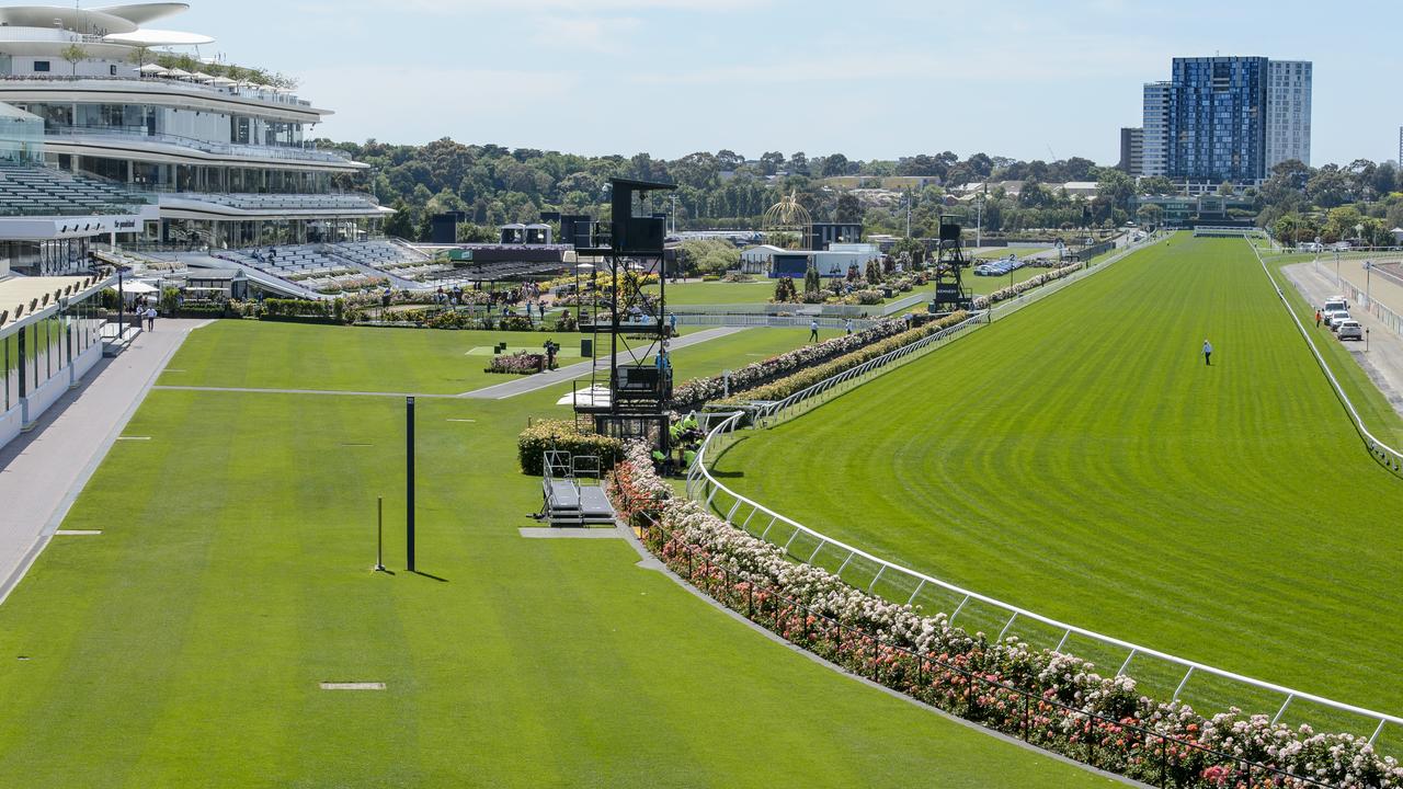 Flemington will look sublime on Tuesday. Picture: Jay Town