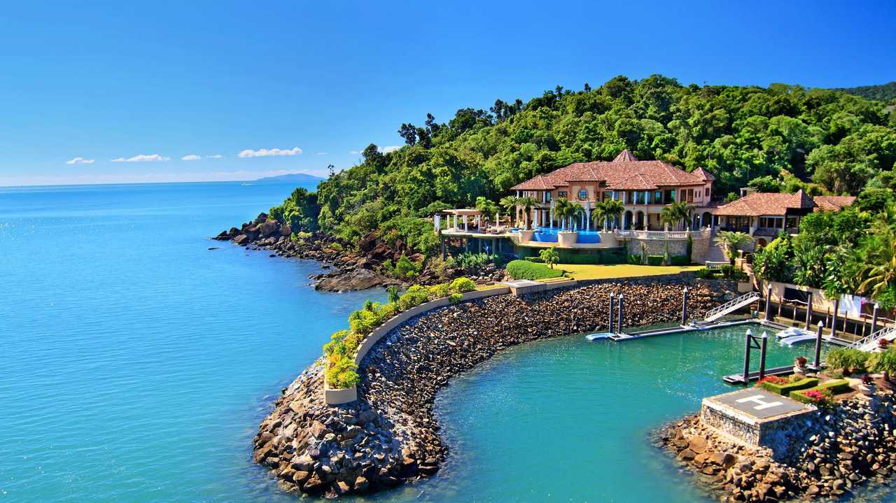 Mandalay House features a private helipad.