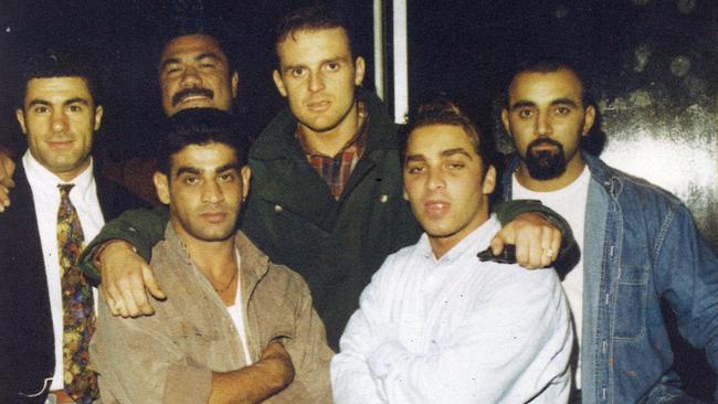 Sam and John Ibrahim (front row) with associates.