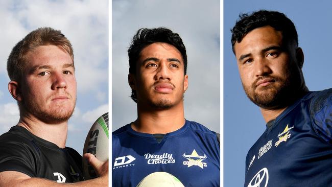 Tom Dearden, Murray Taulagi and Peta Hiku