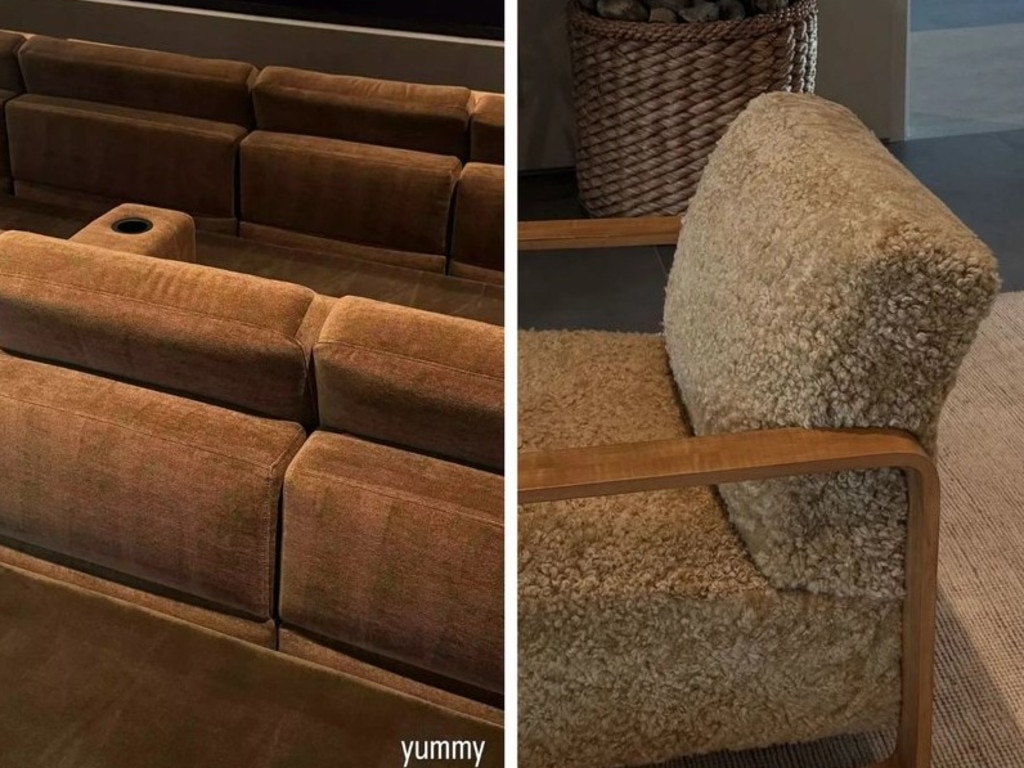 Jenner revealed several pieces of furniture in similar brown hues. Picture: Instagram/Kylie Jenner