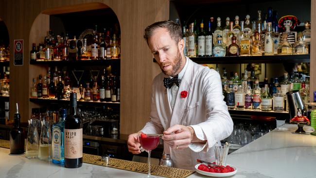 Will Oxenham leads a virtual cocktail masterclass. Picture: Supplied