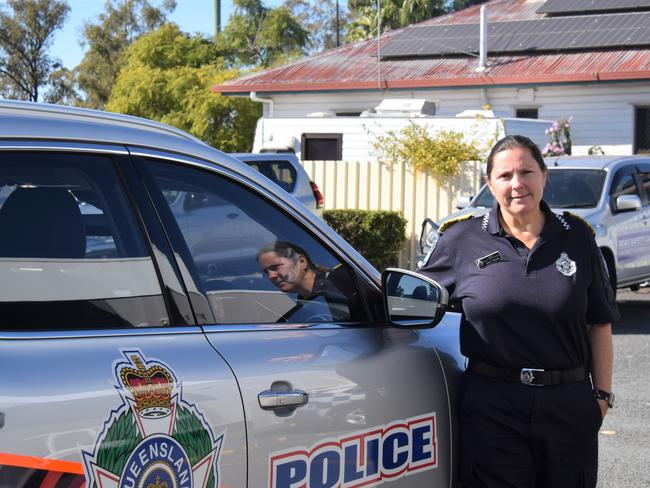 Police Liaison Officer at Dalby Station Jenny Thomas encouraged people to come and support the event. Picture: Emily Devon