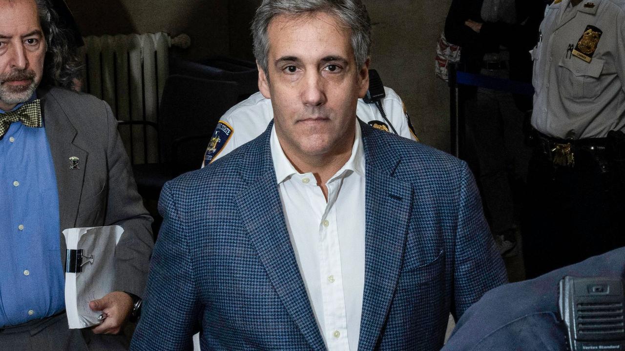 TOPSHOT – Michael Cohen returns to the courtroom following a break in his testimony against his former employer and US President, Donald Trump, in New York City on October 24, 2023. (Photo by Alex Kent / AFP)